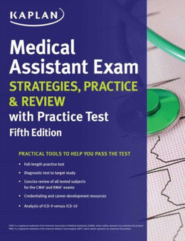 Medical Assistant Exam Strategies, Practice & Review with Practice Test by Kaplan Nursing - Paperback