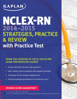NCLEX-RN 2014-2015 Strategies, Practice, and Review with Practice Test by Kaplan - Paperback
