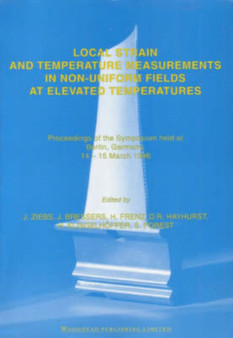 Local Strain and Temperature Measurement by J Ziebs - Paperback