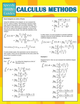 Calculus Methods (Speedy Study Guides) by Speedy Publishing LLC - Paperback