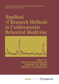 Handbook of Research Methods in Cardiovascular Behavioral Medicine by Schneiderman Neil Schneiderman - Paperback