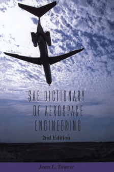 SAE Dictionary of Aerospace Engineering by Joan Tomsic - Paperback