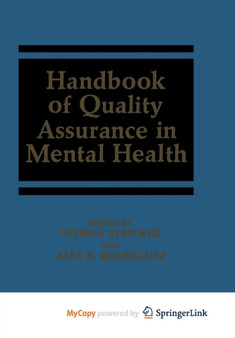Handbook of Quality Assurance in Mental Health by Alex R. Rodriguez - Paperback