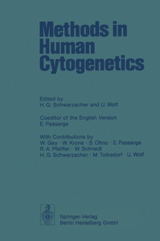 Methods in Human Cytogenetics by E. Passarge - Paperback
