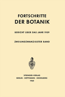 Bericht uber das Jahr 1959 : 22 by Erwin Bunning - Paperback