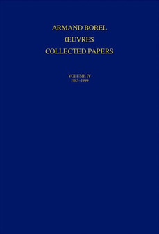 Oeuvres - Collected Papers by Armand Borel - Paperback