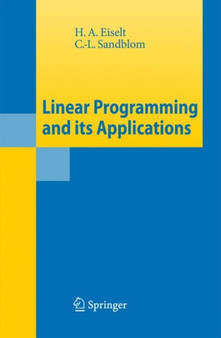Linear Programming and its Applications by H.A. Eiselt - Paperback