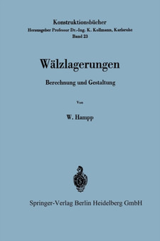 Walzlagerungen : Berechnung und Gestaltung : 23 by Wilhelm Hampp - Paperback