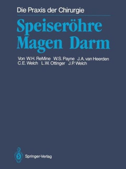 Speiserohre Magen Darm by William H. ReMine - Hardback