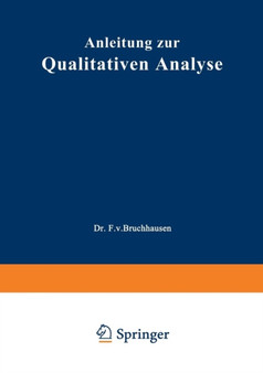 Anleitung zur Qualitativen Analyse by Ernst Schmidt - Paperback