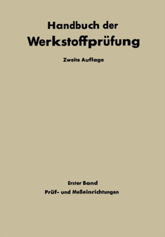 Pruf- und Messeinrichtungen by Erich Siebel - Paperback