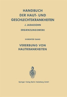 Handbuch der Haut- und Geschlechtskrankheiten by Josef Jadassohn - Paperback