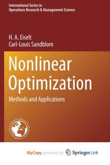 Nonlinear Optimization : Methods and Applications by Eiselt H. A. Eiselt - Paperback