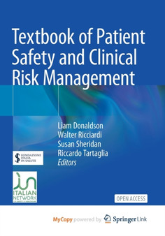 Textbook of Patient Safety and Clinical Risk Management by Donaldson Liam Donaldson - Paperback