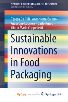 Sustainable Innovations in Food Packaging by De Pilli Teresa De Pilli - Paperback