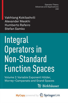Integral Operators in Non-Standard Function Spaces : Volume 2: Variable Exponent Holder, Morrey-Campanato and Grand Spaces : 249 by Vakhtang Kokilashvili - Paperback