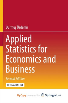 Applied Statistics for Economics and Business by Durmus Ozdemir - Paperback