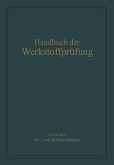 Pruf- und Messeinrichtungen : 1 by Rudolf Berthold - Paperback