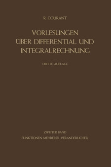 Funktionen Mehrerer Veranderlicher by Richard 1888-1972 Courant - Paperback
