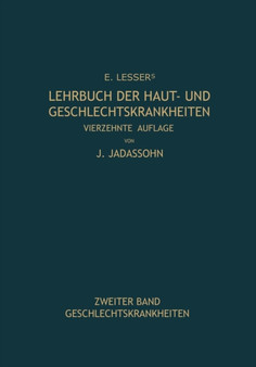 Lehrbuch der Haut- und Geschlechtskrankheiten by Edmund Lesser - Paperback