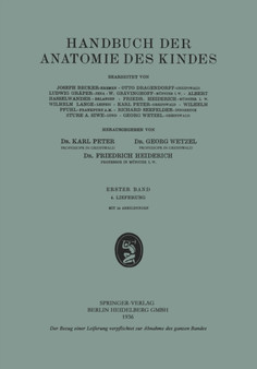 Handbuch der Anatomie des Kindes : Erster Band by Joseph Becker - Paperback