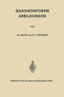 Quasikonforme Abbildungen : 126 by Olli Lehto - Paperback