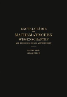 Encyklopadie der Mathematischen Wissenschaften mit Einschluss ihrer Anwendungen by W.Fr. Meyer - Paperback