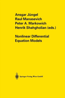 Nonlinear Differential Equation Models by Ansgar Jungel - Paperback
