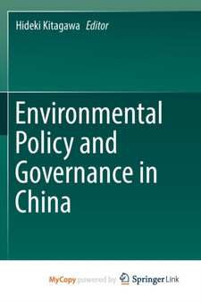 Environmental Policy and Governance in China by Hideki Kitagawa - Paperback