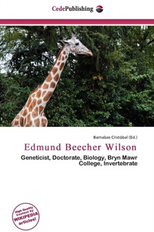 Edmund Beecher Wilson by Barnabas Cristobal - Paperback