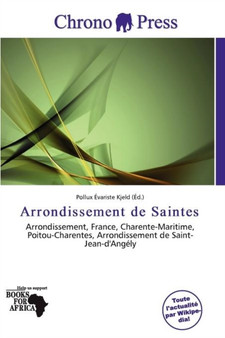 Arrondissement de Saintes by Pollux Variste Kjeld - Paperback