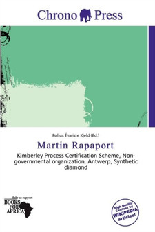 Martin Rapaport by Pollux Variste Kjeld - Paperback
