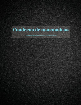 Cuaderno de matematicas by Josh Seventh - Paperback