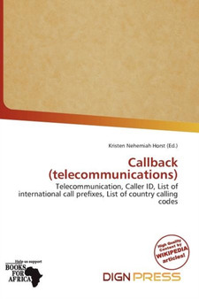 Callback (Telecommunications) by Kristen Nehemiah Horst - Paperback