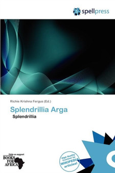 Splendrillia Arga by Richie Krishna Fergus - Paperback