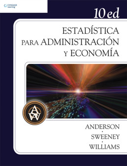 Estadistica para administracion y economia, 10a. Ed. by David Anderson - Paperback