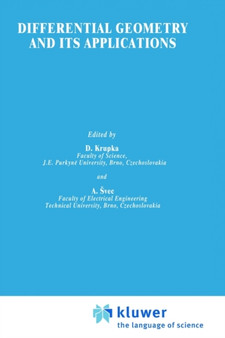Differential Geometry and its Applications : 27 by D. Krupka - Hardback