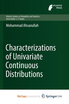 Characterizations of Univariate Continuous Distributions : 7 by Mohammad Ahsanullah - Paperback