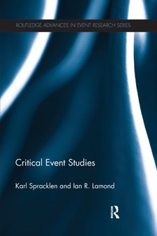 Critical Event Studies by Karl Spracklen - Paperback