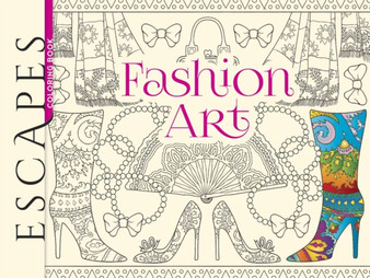 Escapes Fashion Art Coloring Book by Marty Noble - Paperback