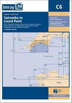Imray Chart C6 : Salcombe to Lizard Point by Imray - Paperback
