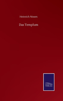 Das Templum by Heinrich Nissen - Hardback