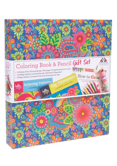 Hello Angel Coloring Book Gift Set by Angelea Van Dam - Paperback
