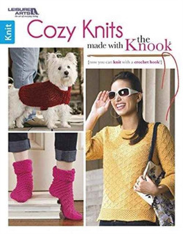 Cozy Knits Made with the Knook by Leisure Arts - Paperback