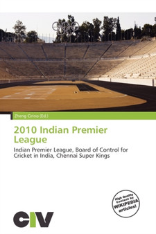 2010 Indian Premier League by Zheng Cirino - Paperback