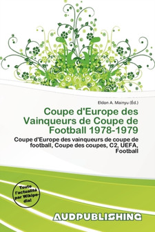 Coupe D'Europe Des Vainqueurs de Coupe de Football 1978-1979 by Eldon A Mainyu - Paperback