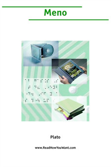 Meno by Plato - Paperback