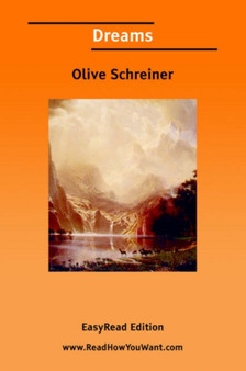 Dreams [EasyRead Edition] by Olive Schreiner - Paperback