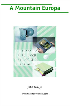 A Mountain Europa by John Fox - Paperback