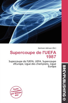 Supercoupe de L'Uefa 1987 by Germain Adriaan - Paperback